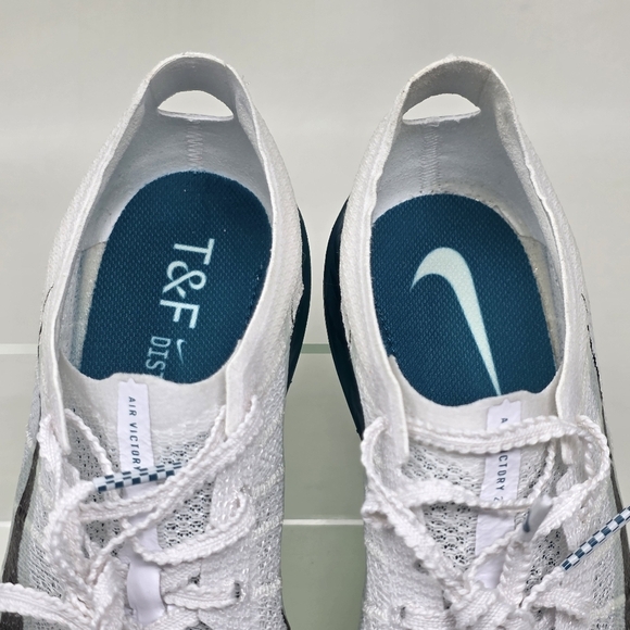 Nike Air Zoom Victory 2 Track Spikes White Green FD8411-100 Men’s Size 7 New - Picture 9 of 12